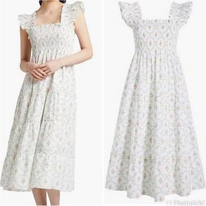 Hill House Ellie Nap Dress - Pastel Trellis - XXS
